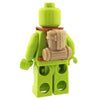 Minifig World War II Military Backpack with Gas Mask Canister - Backpack