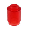 1x1 Brick Round Clear Red (1 each) - Bricks
