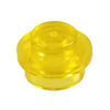 1x1 Round Plate Clear Yellow (1 each) - Bricks