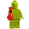 Minifig Red Clear Bottle - Accessories