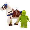 Minifig White Horse with Blue Body Strap - Animals