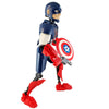 Brick Capt America Figure (42 Pieces) - Buildable Figure