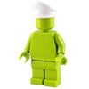 Minifig World War II Officer’s Cap White - Headgear