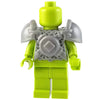 Minifig Silver Viking Armor - Armor