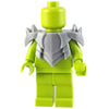 Minifig Silver Horned Plate Armor - Armor