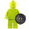 Minifig Black Buckler Shield - Shield