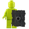 Minifig Black Wooden Shield - Shield