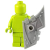 Minifig Silver Orc Shield - Shield