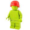 Minifig Red Ballistic Helmet - Headgear