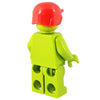 Minifig Red Ballistic Helmet - Headgear