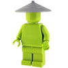 Minifig Asian Conical Hat - Grey - Headgear