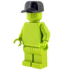 Minifig Black Patrol/Baseball Cap - Headgear