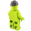 Minifig Military Garrison Cap - Dark Grey - Headgear