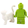 Minifig All White Cat - Animals
