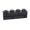 50 Brick Pack 1x4 Masonry Profile Brick BLACK - Bricks