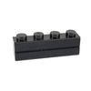 50 Brick Pack 1x4 Masonry Profile Brick BLACK - Bricks