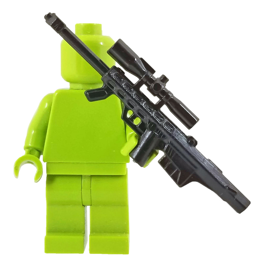 Military Game Series Minifigs Brick Gun Instructor Sniper Antigas Mask
