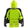 Minifig Molded Black Cape - Clothing