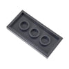 Minifig Dark Grey Battle Damaged Tile - Accessories