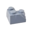 COBI 2x2 Corner Battle Damaged LIGHT Grey Brick (1 each) - Bricks