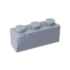 COBI 1x3 Battle Damaged LIGHT Grey Brick (1 each) - Bricks