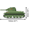 COBI T-34 Tank 1:48 Scale (268 Pieces) - Tanks
