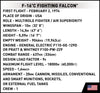 COBI F-16C Fighting Falcon (415 Pieces) - Airplanes