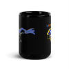 Brick Forces Heroes with Dark Knight Black Glossy Mug