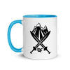 Brick Forces Alpine Unit Mug with Color Inside - Blue - Printful Clothing