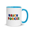 Brick Forces Alpine Unit Mug with Color Inside - Printful Clothing