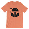 Brick Forces Boba Short-Sleeve Unisex T-Shirt - Heather Orange / S