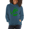 Brick Forces Dinosaur Unisex Hoodie - Indigo Blue / S - Printful Clothing
