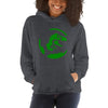 Brick Forces Dinosaur Unisex Hoodie - Dark Heather / S - Printful Clothing