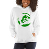 Brick Forces Dinosaur Unisex Hoodie - White / S - Printful Clothing