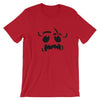 Brick Forces Ghost Face Short-Sleeve Unisex T-Shirt - Red / S