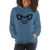 Brick Forces Harley Face Unisex Hoodie - Indigo Blue / S - Printful Clothing