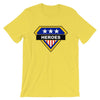 Brick Forces Heroes Short-Sleeve Unisex T-Shirt - Yellow / S