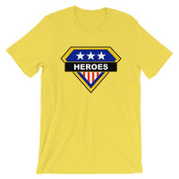 Brick Forces Heroes Short-Sleeve Unisex T-Shirt - Yellow / S