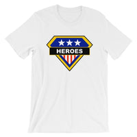 Brick Forces Heroes Short-Sleeve Unisex T-Shirt - White / XS