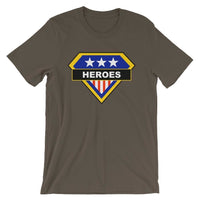 Brick Forces Heroes Short-Sleeve Unisex T-Shirt - Army / S