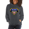 Brick Forces Heroes Unisex Hoodie - Dark Heather / S - Printful Clothing