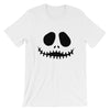 Brick Forces Jack Skellington Face Short-Sleeve Unisex T-Shirt - White / XS