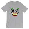 Brick Forces Joker Face Short-Sleeve Unisex T-Shirt - Silver / S