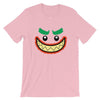 Brick Forces Joker Face Short-Sleeve Unisex T-Shirt - Pink / S
