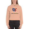 Brick Forces Logo Crop Hoodie - Peach / S