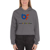 Brick Forces Logo Crop Hoodie - Storm / S