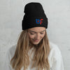 Brick Forces Logo Cuffed Beanie - Black - Printful Clothing