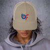 Brick Forces Logo Embroidered Trucker Cap - Khaki - Printful Clothing
