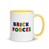 Brick Forces Medieval Mug with Color Inside - Printful Clothing