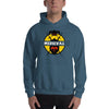 Brick Forces Medieval Unisex Hoodie - Indigo Blue / S - Printful Clothing